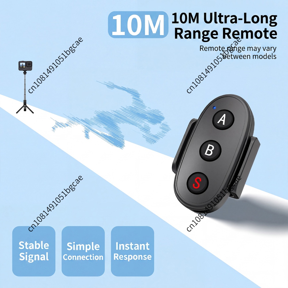 Insta360 Camera X4 - รีโมทคอนโทรลไร้สาย 5.3 ที่รองรับบลูทูธสำหรับโกโปร ฮีโร่ 9-13 สำหรับกล้องอินสตา