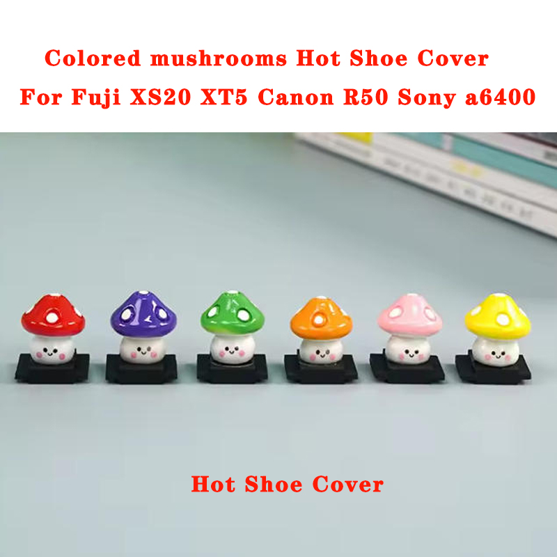 Sony Camera A6400 - ฝาครอบฮอตชูสีสันสดใส สำหรับกล้อง Fuji XS20 XT5 Canon