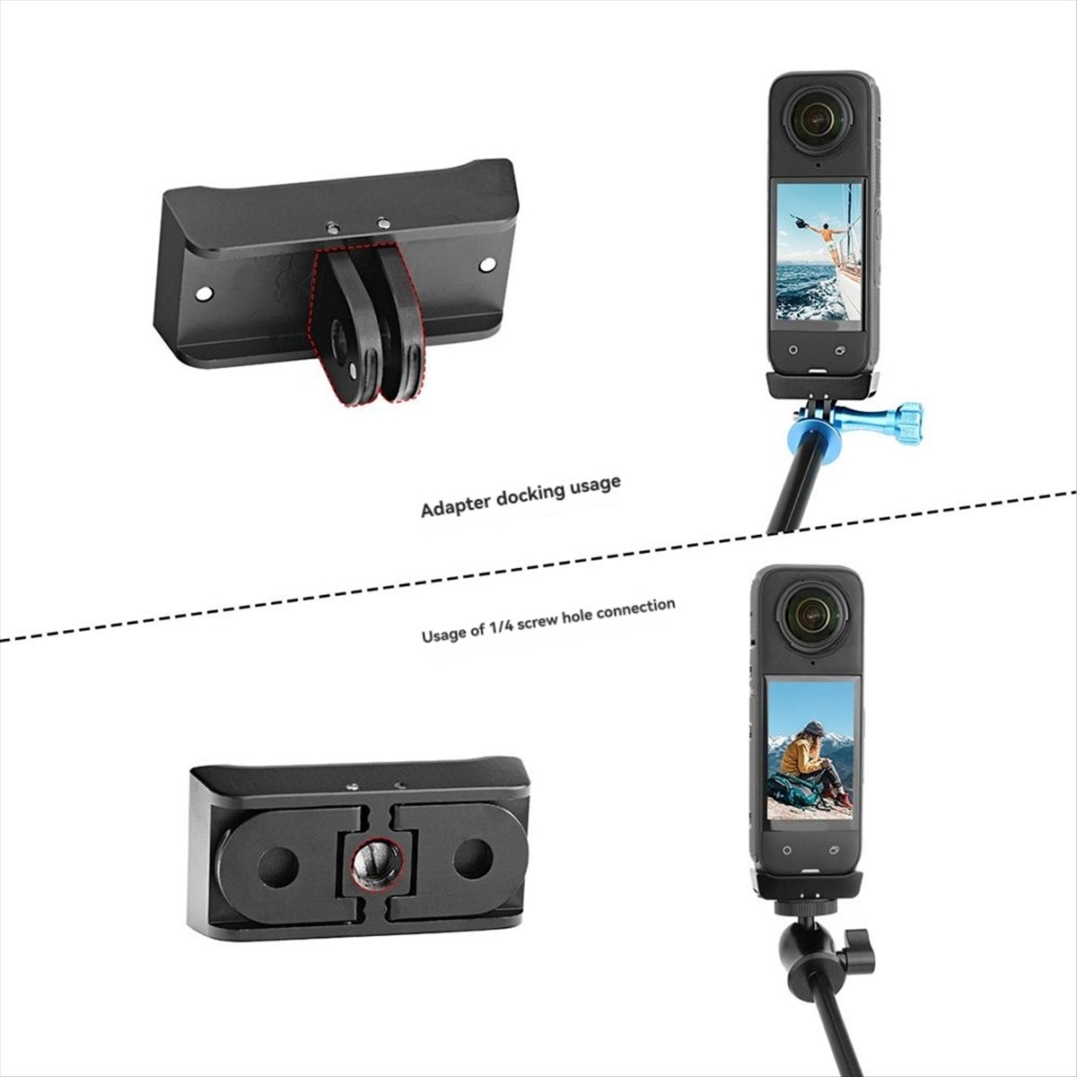 Insta360 Camera X4 - อะแดปเตอร์ A73T สำหรับกล้องอินสตา 360 X5 X4