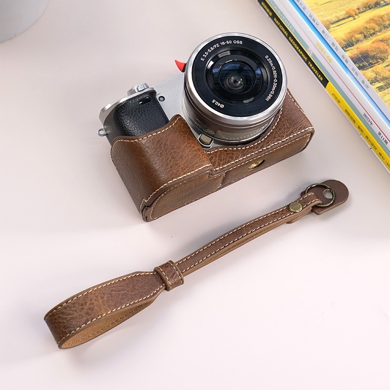 กระเป๋ากล้องหนัง PU แบบครึ่งตั - Sony Camera A6400 บทวิจารณ์และราคา
