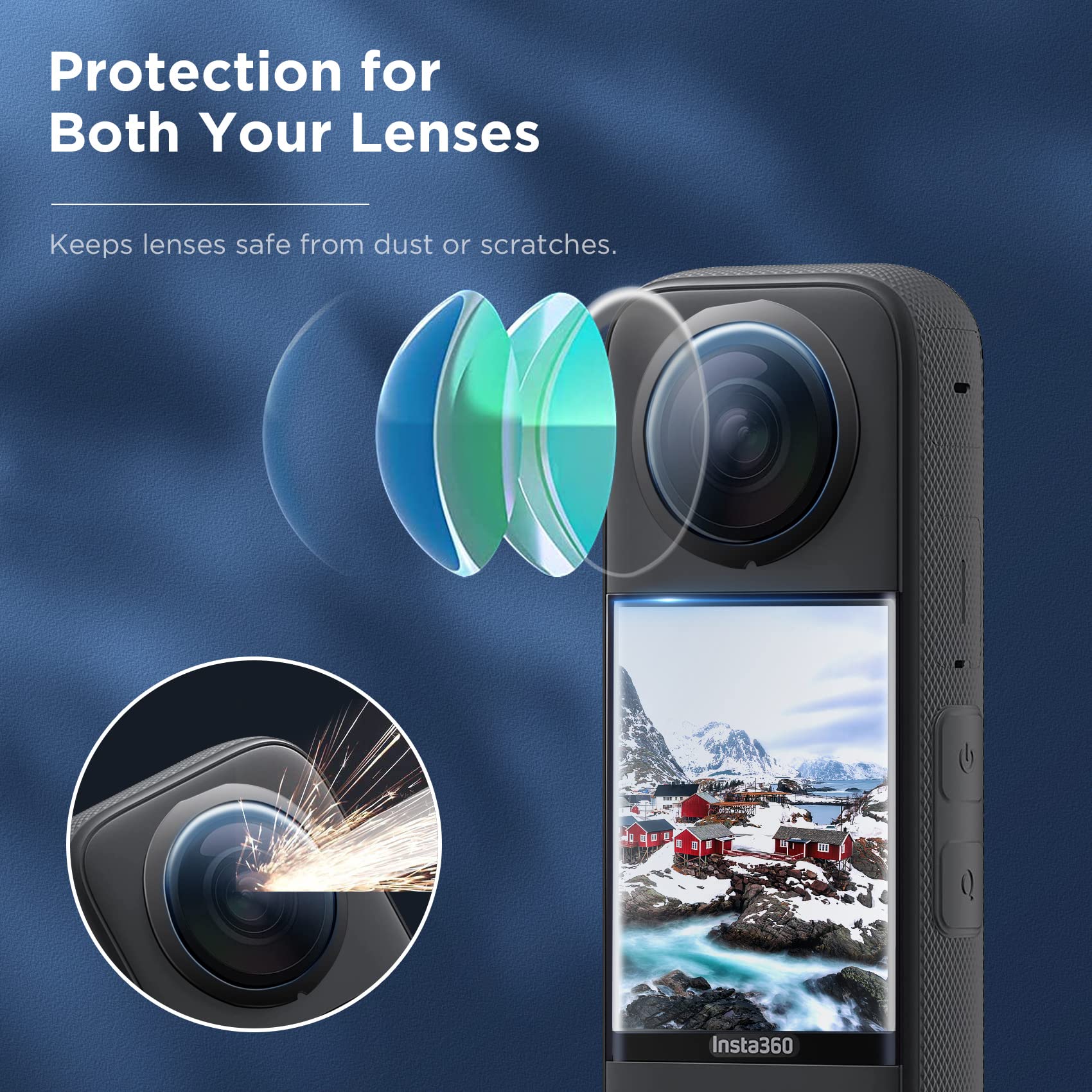 ชุดอุปกรณ์เสริมสำหรับอินสตา 36 - Insta360 Camera X4 บทวิจารณ์และราคา