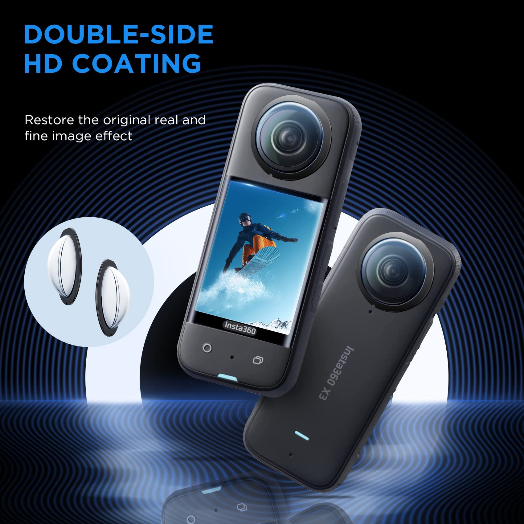 ชุดอุปกรณ์เสริมสำหรับอินสตา 36 - Insta360 Camera X4 บทวิจารณ์และราคา